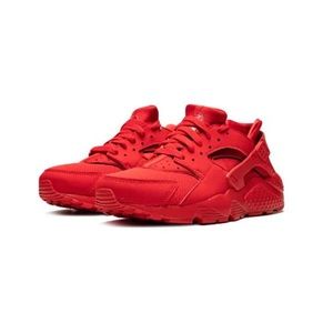 Nike Air Hurache Triple Red Running Shoes